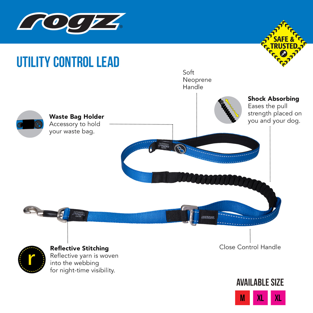 Rogz Utility Control Lead