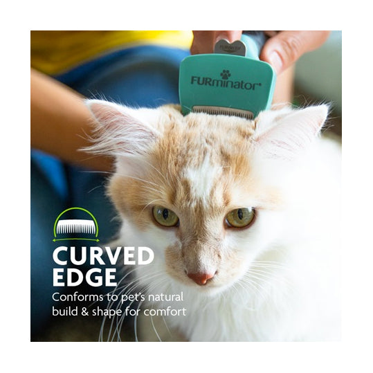 FURminator deShedding Tool for Short Haired Small Cats vetnpet