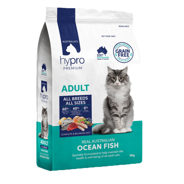 Hypro Premium Grain Free Ocean Fish Adult Cat Food vetnpet DIRECT