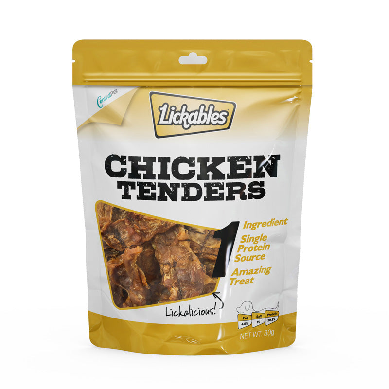 Lickables Chicken Tenders Dog Treats 80g