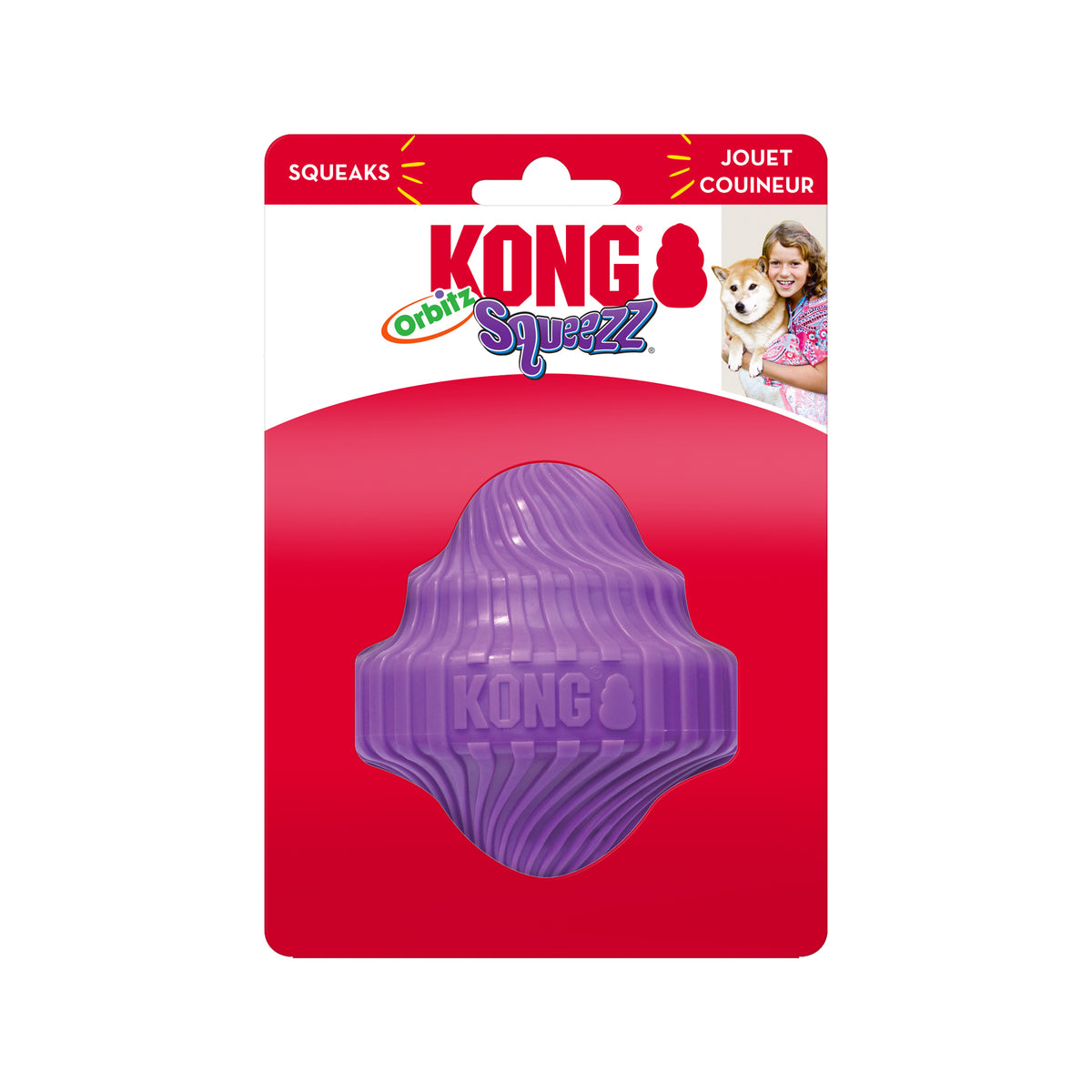 KONG Squeezz Orbitz Spin Top