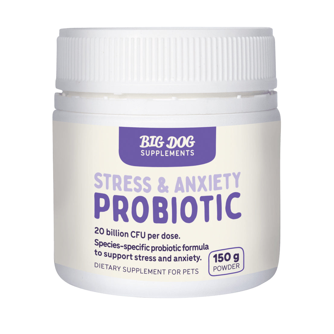 Big Dog Stress &amp; Anxiety Probiotic 150g