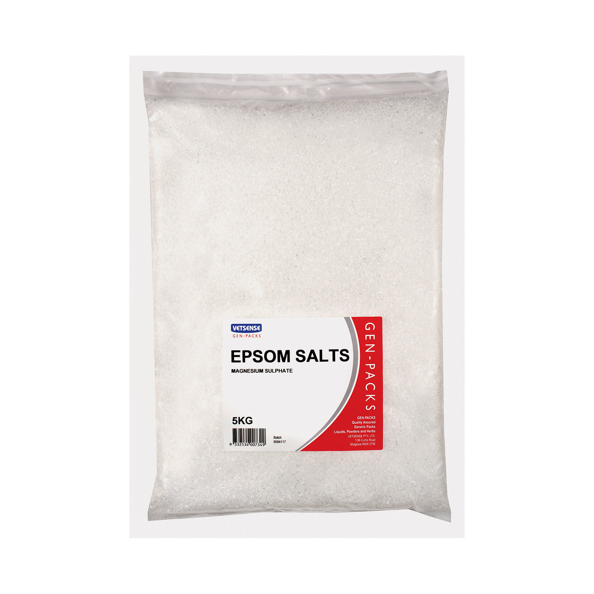 Vetsense Gen Packs Epsom Salts