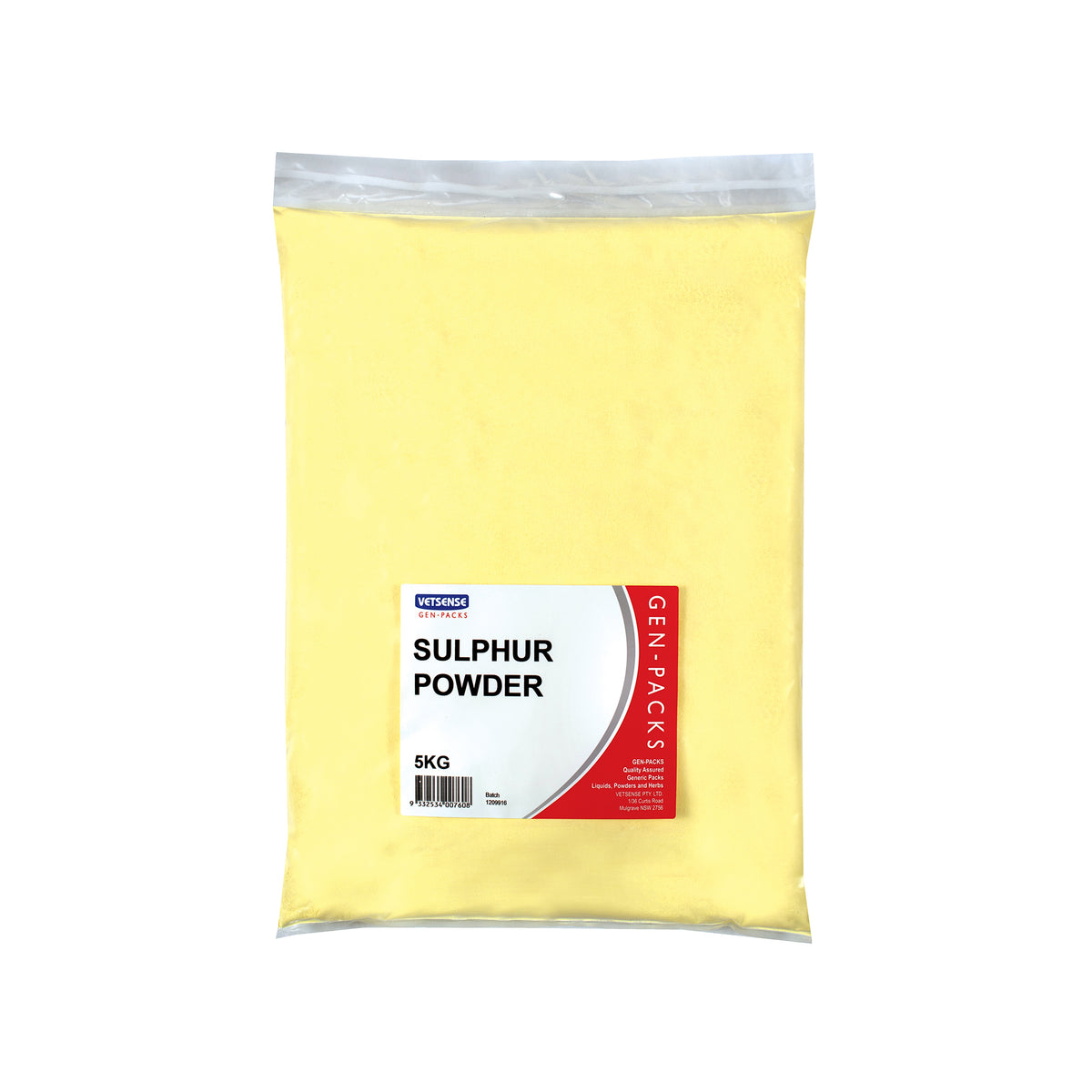 Vetsense Gen Packs Sulphur Powder