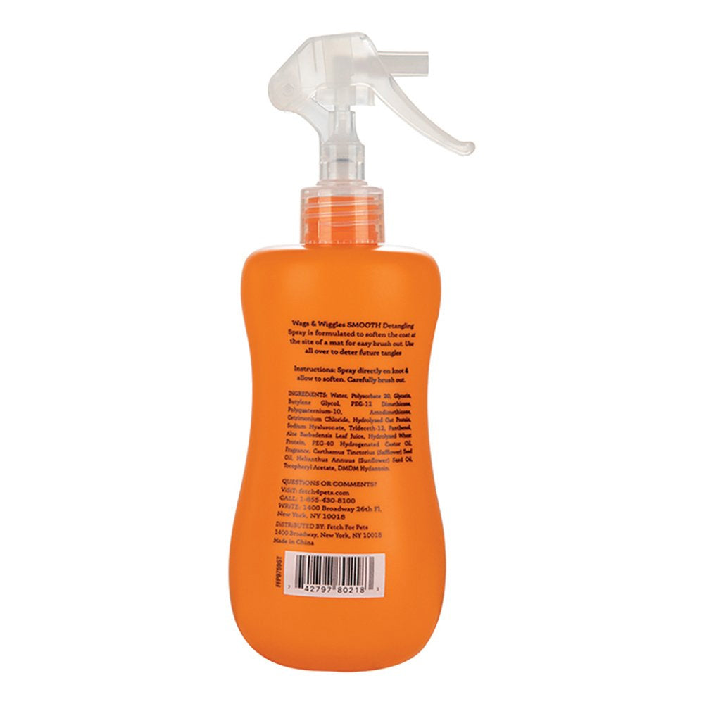 Wags &amp; Wiggles Smooth Detangling Spray - Juicy Apricot 355mL