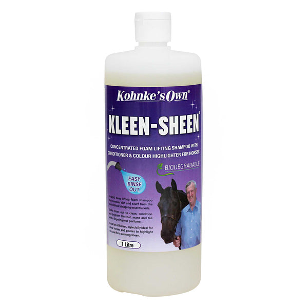 Kohnke's Own Kleen Sheen Shampoo/Conditioner for Horses vetnpet DIRECT