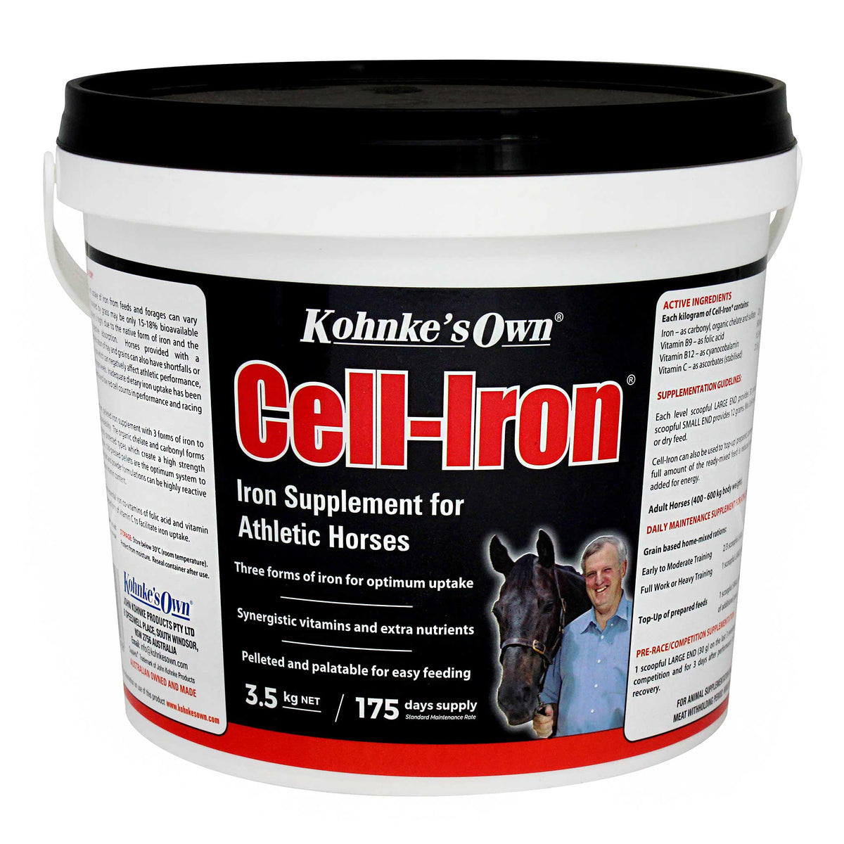 Kohnke&#39;s Own Cell-Iron Iron Supplement for Athletic Horses