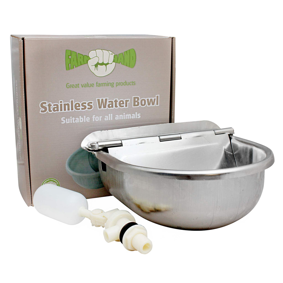 Farmhand Stainless Steel Water Drinking Bowl