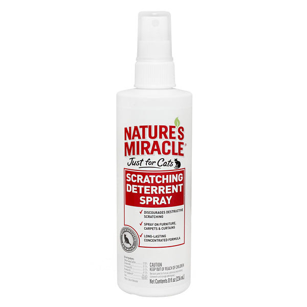 Nature's Miracle Just for Cats Scratching Deterrent Spray 236mL vetnpet DIRECT