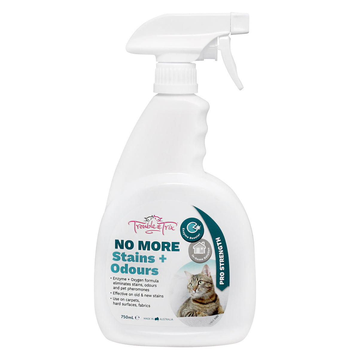 Trouble &amp; Trix No More Stain + Odour Pro Strength 750mL