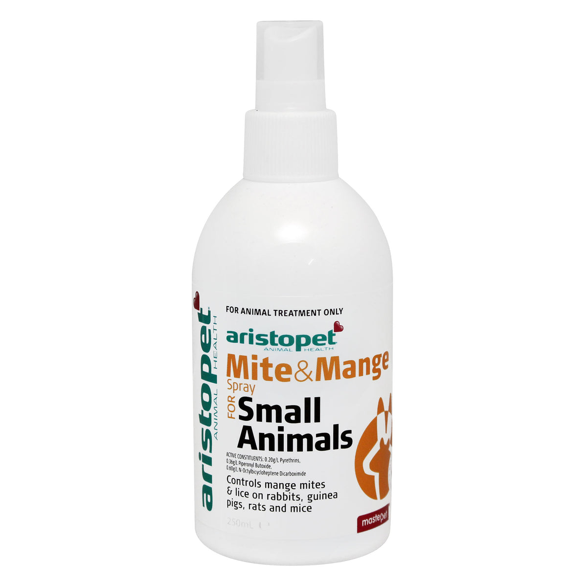 Aristopet Mite and Mange Spray for Small Animals
