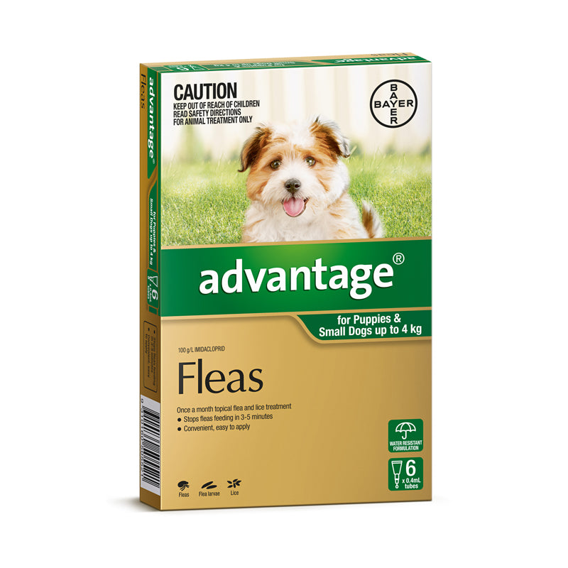 Advantage for Dogs &amp; Puppies Under 4kg