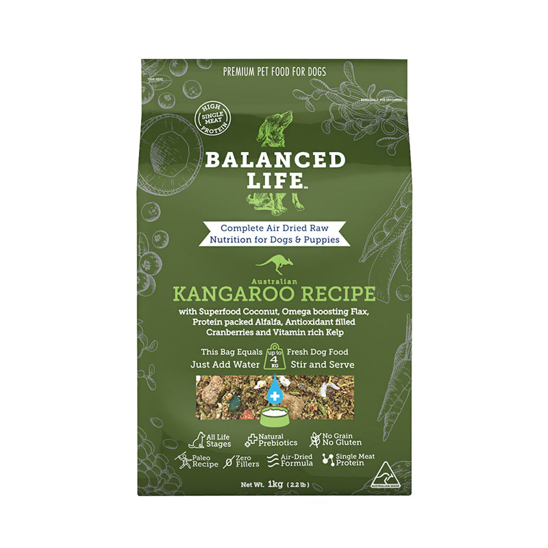Balanced Life Canine Air Dried Kangaroo Recipe