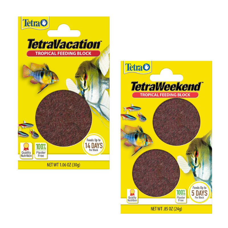 Tetra Weekend and Vacation Feeding Blocks for Tropical Fish