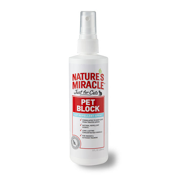 Nature&#39;s Miracle Pet Block Cat Repellent Spray 236mL