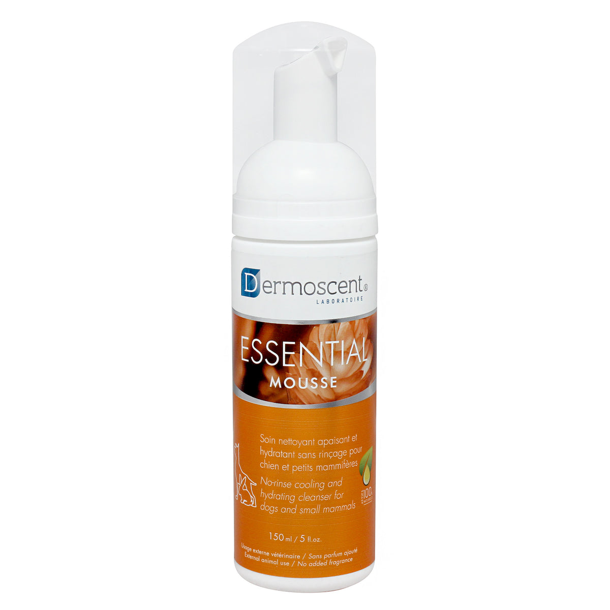 Dermoscent Essential Mousse No Rinse Cleanser for Dogs 150mL
