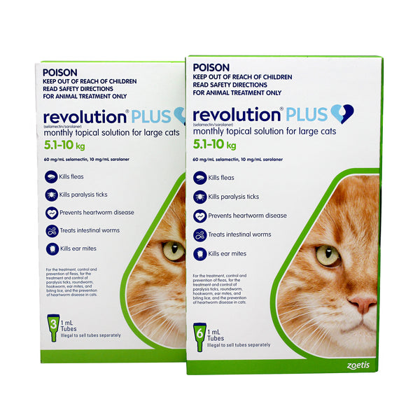 Revolution Plus for Large Cats 5.1-10kg