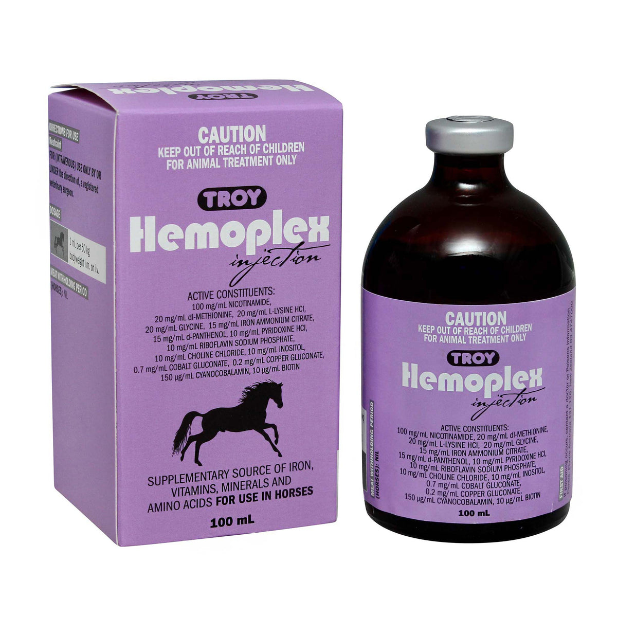 Hemoplex Injection for Horses 100ml