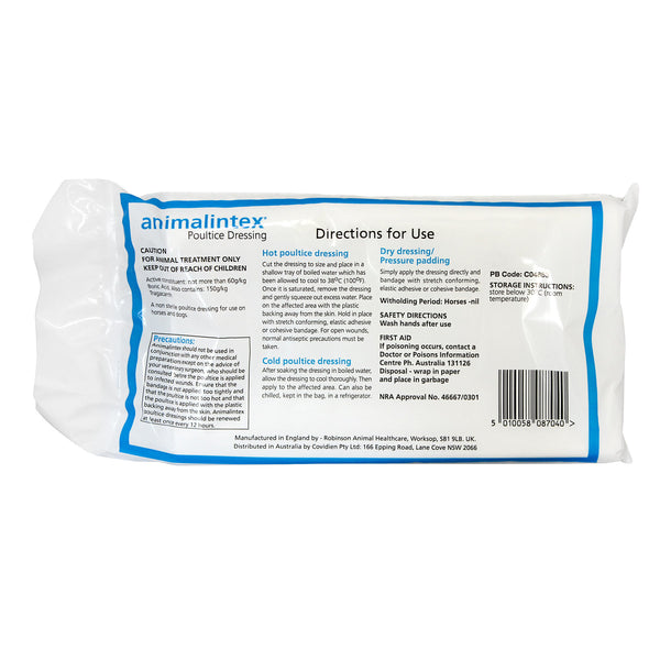 Robinsons Healthcare Animalintex Poultice Dressing x 10 Pack -  equineproducts-ukltd