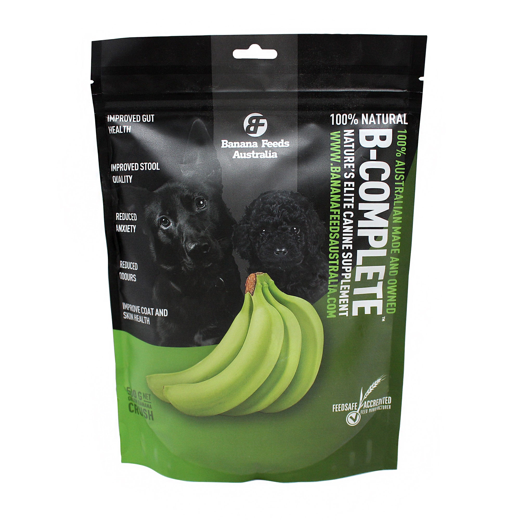 BFA B-COMPLETE Canine Green Banana Supplement 500g | vet-n-pet DIRECT