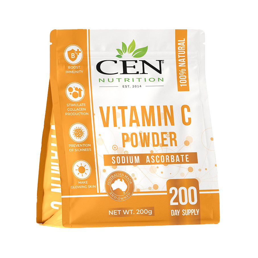 CEN Vitamin C Powder for Dogs &amp; Horses 200g - Sodium Ascorbate