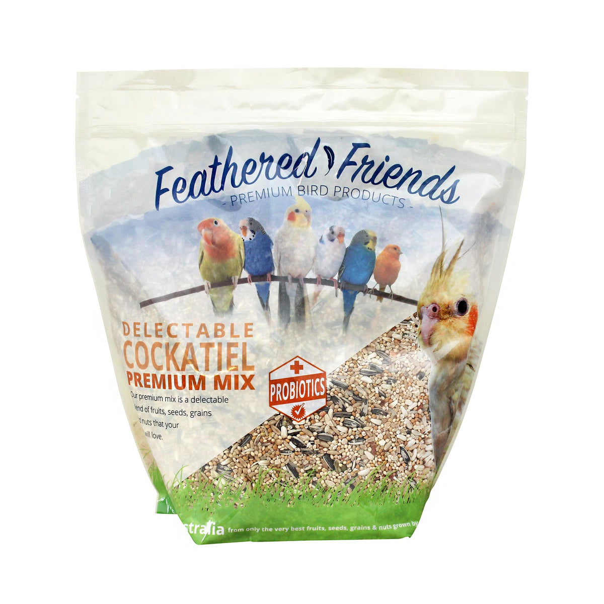 Feathered Friends Delectable Cockatiel Premium Mix