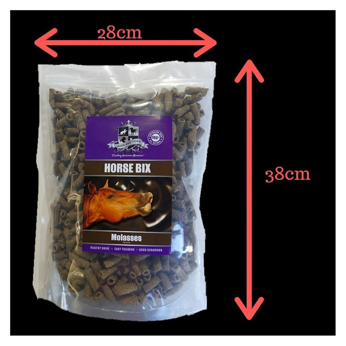 Huds &amp; Toke Molasses Horse Bix Horse Treats 1kg