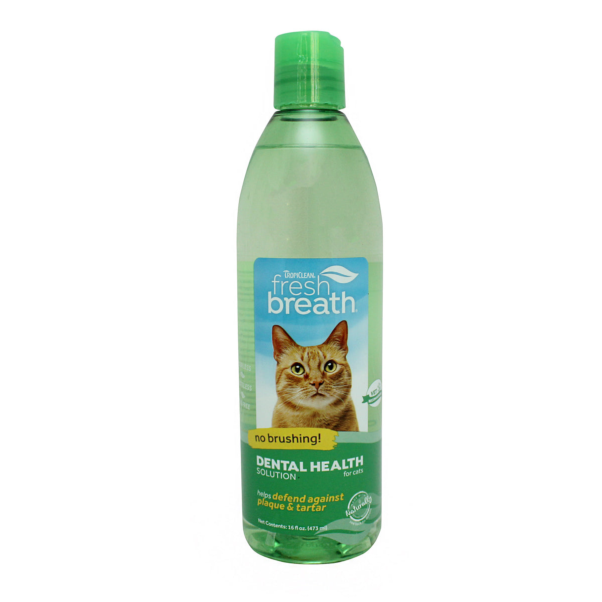 Tropiclean Fresh Breath Dental Health Solution for Cats 473mL