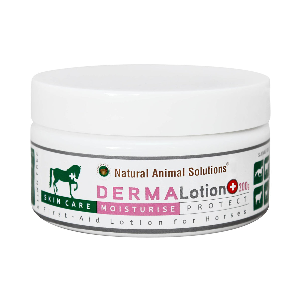 Natural Animal Solutions DermaLotion First Aid Skin Lotion for Horses 200g