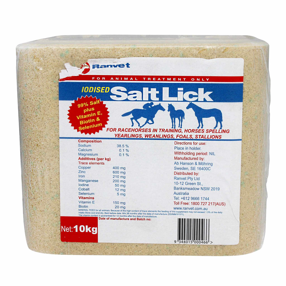 Ranvet Salt Lick 10kg