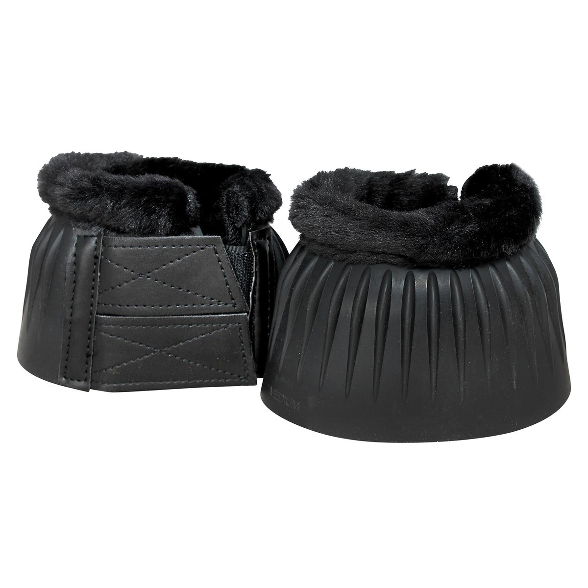 Ribbed Bell Boots with Fleece Top