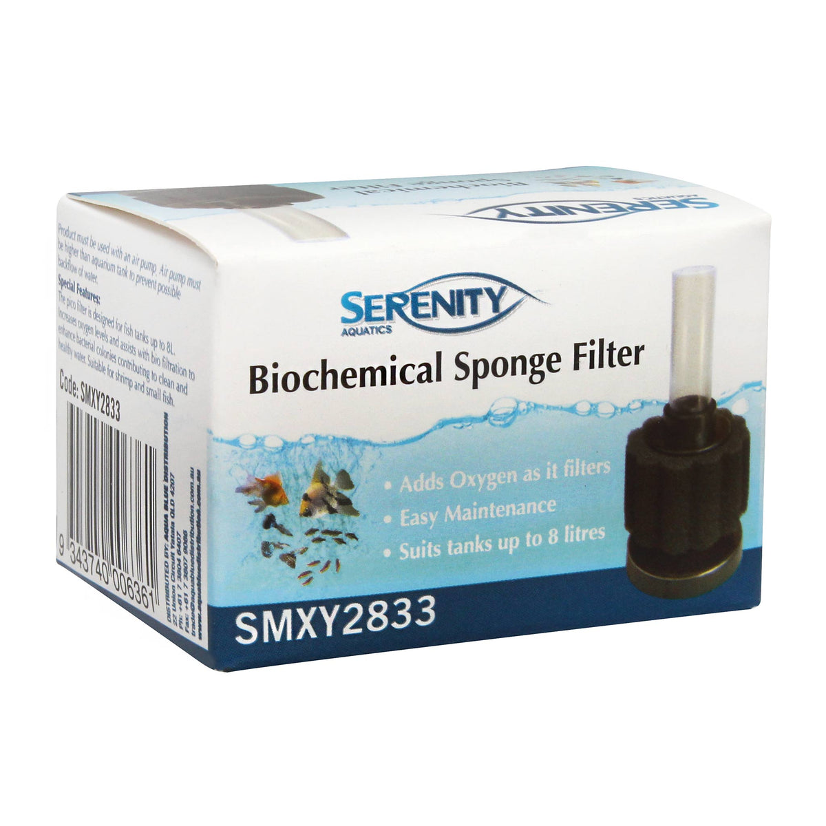 Serenity Aquatics Biochemical Sponge Filter