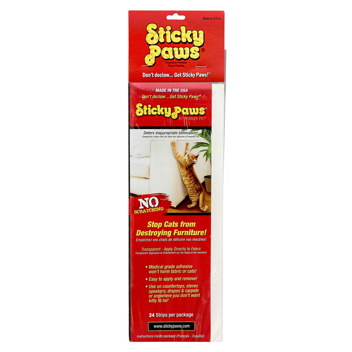 Sticky Paws Cat Scratching Deterrent