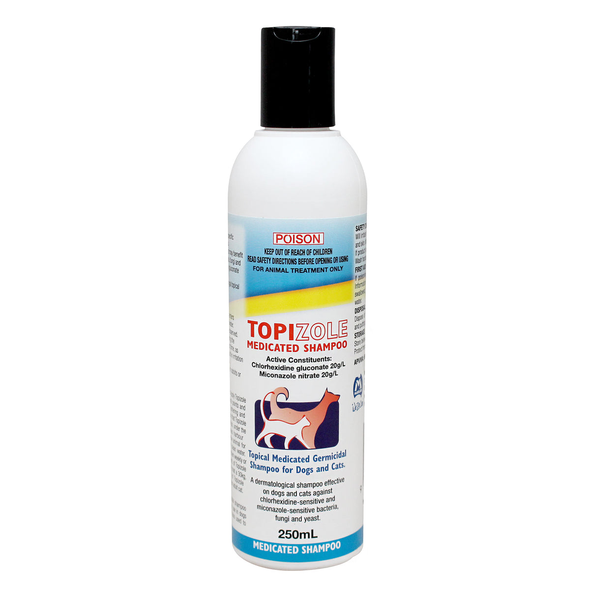 Topizole Medicated Shampoo for Dogs &amp; Cats