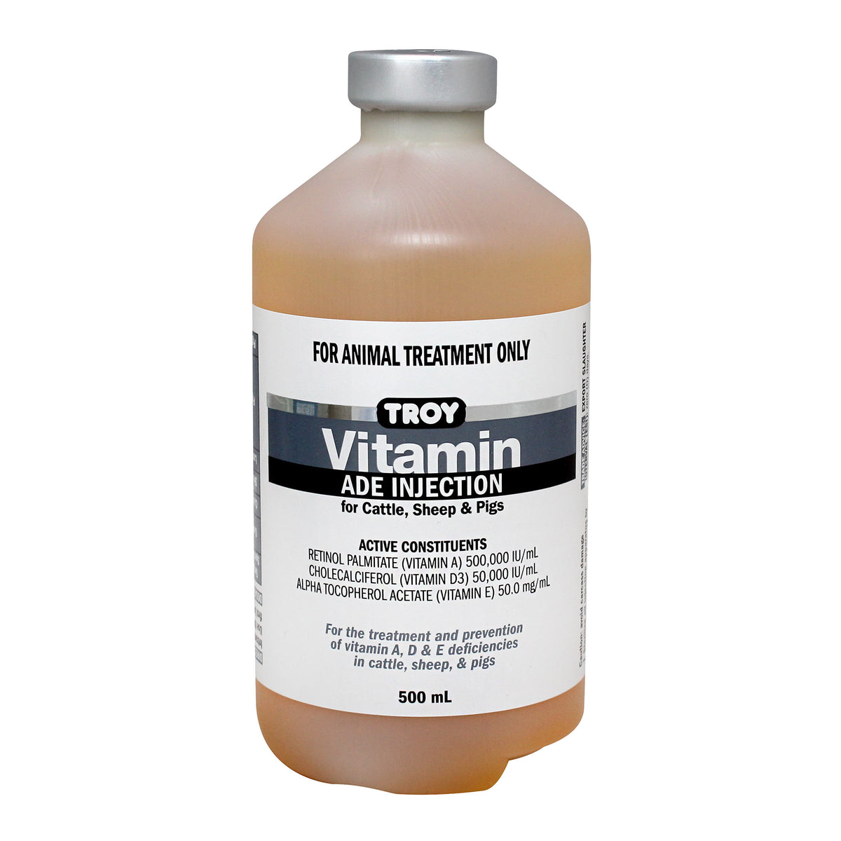 Troy Vitamin ADE Injection for Cattle, Sheep &amp; Pigs