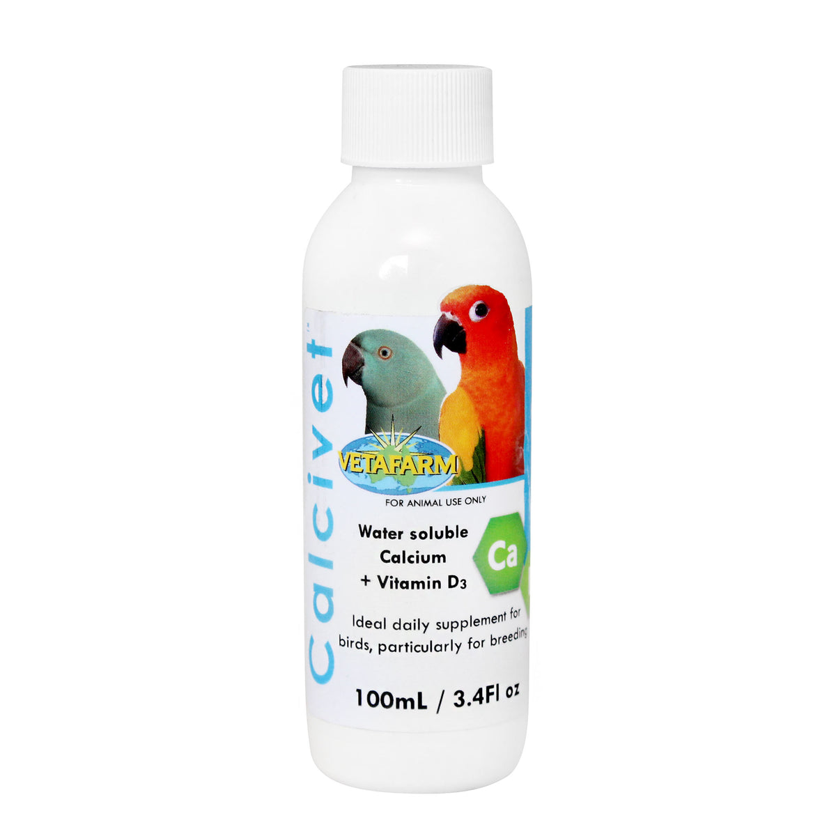 Vetafarm Calcivet Liquid Calcium Supplement for Birds