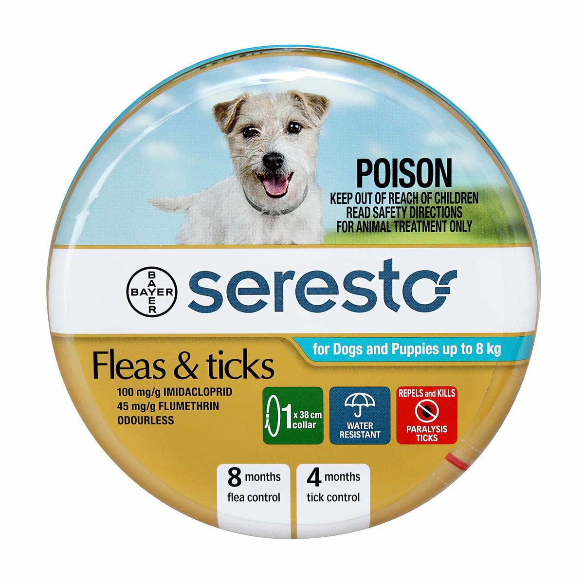 Seresto Flea &amp; Tick Collar for Dogs &amp; Puppies up to 8kg