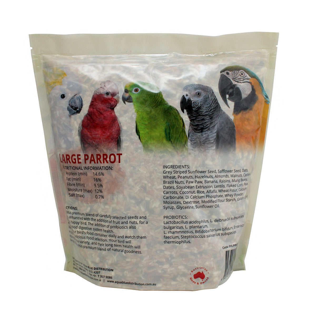 Feathered Friends Delicious Large Parrot Premium Mix