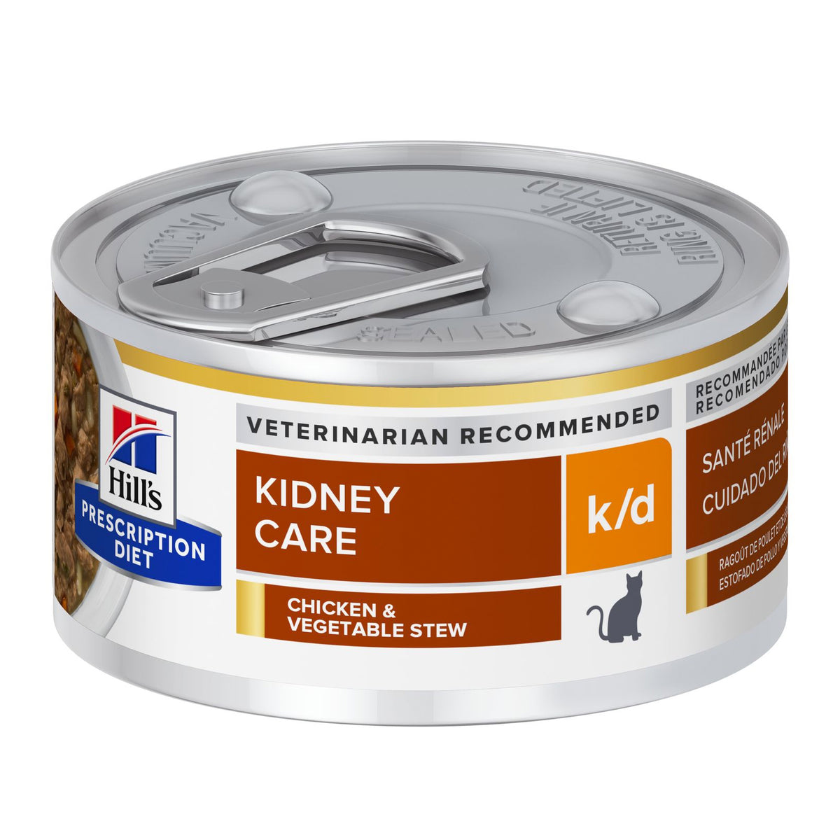 Hill&#39;s Prescription Diet Feline k/d Kidney Care Chicken &amp; Vegetable Stew 82g x 24
