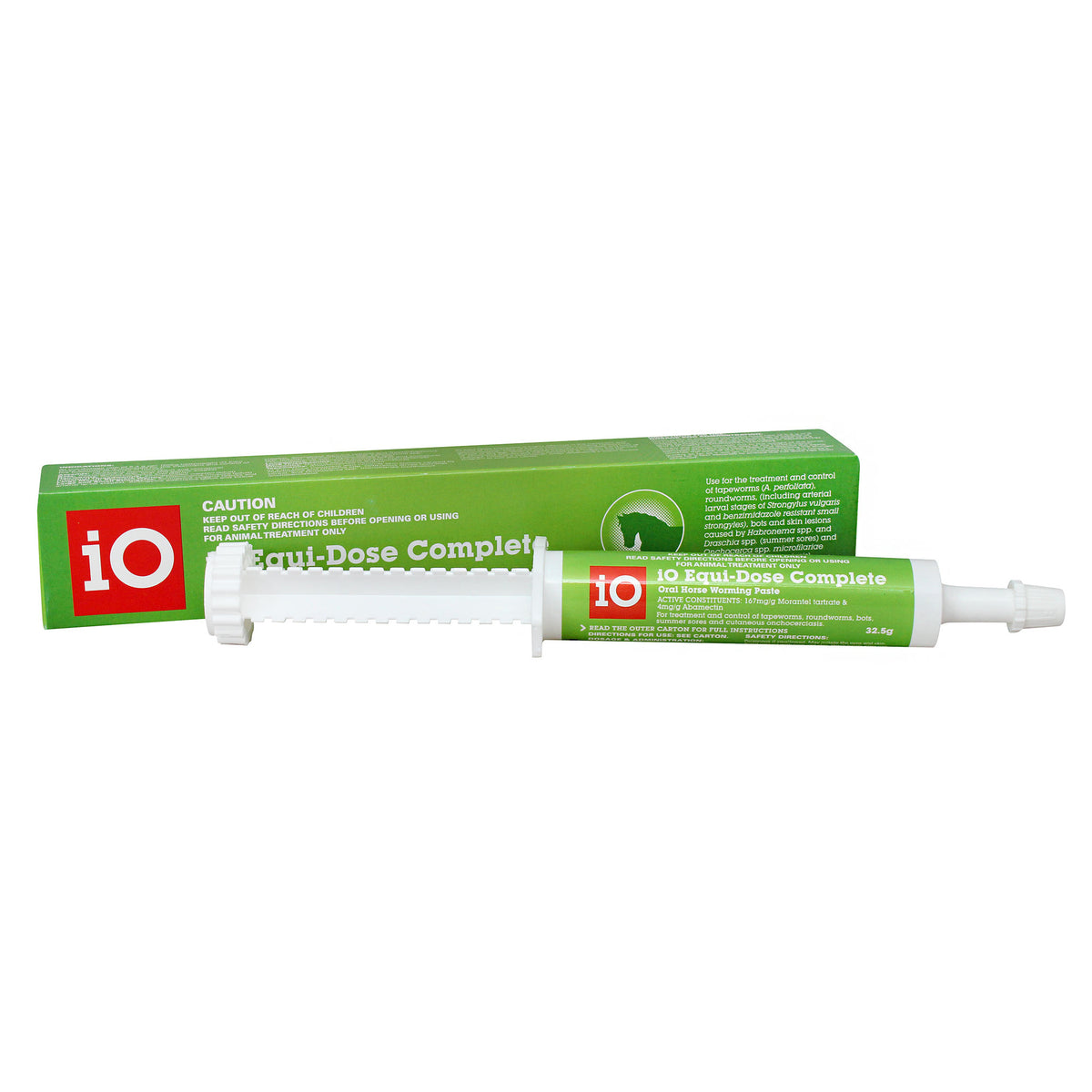 iO Equi-Dose Complete Horse Wormer Paste - Green Tube