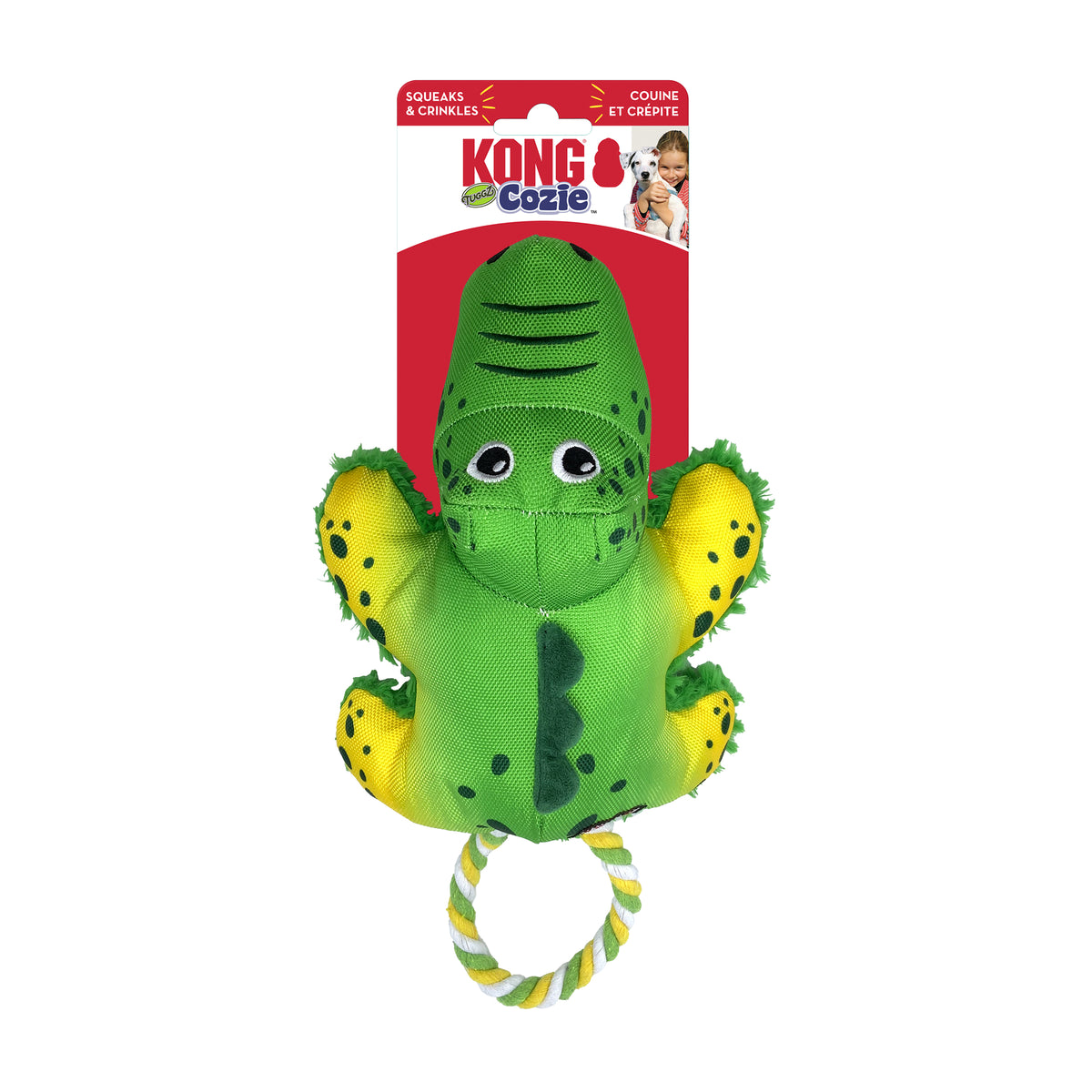 KONG Cozie Tuggz Alligator