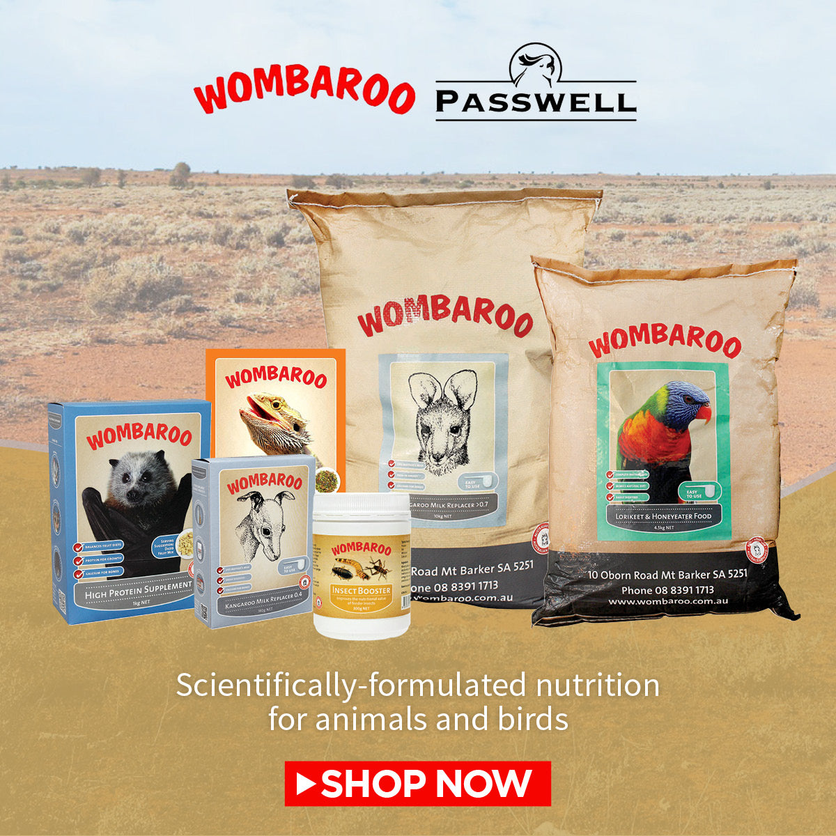 Wombaroo Products