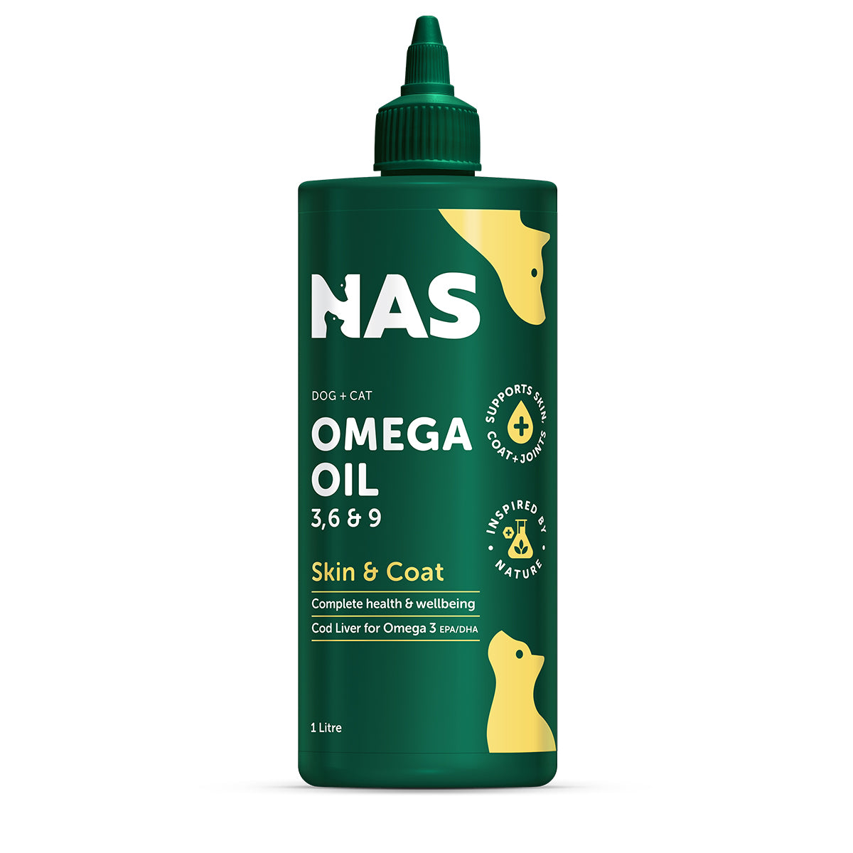 Natural Animal Solutions Omega 3, 6 & 9 Oil for Dogs and Horses