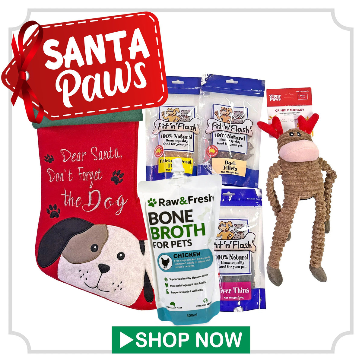 Santa Paws Doggy Stocking