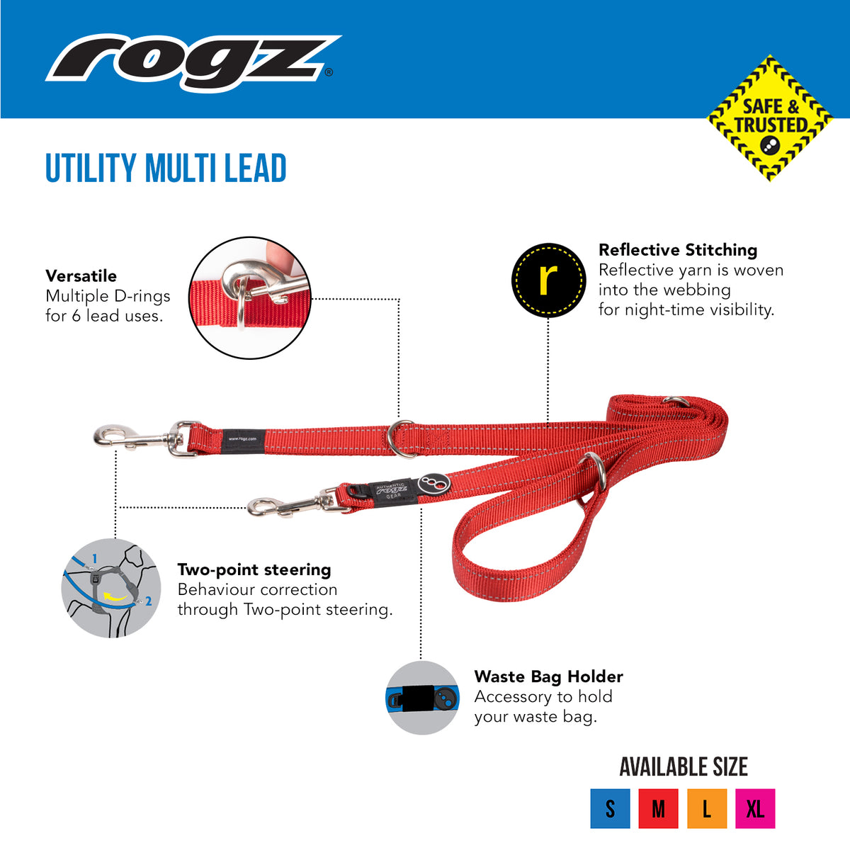 Rogz Utility Multi-Purpose Lead