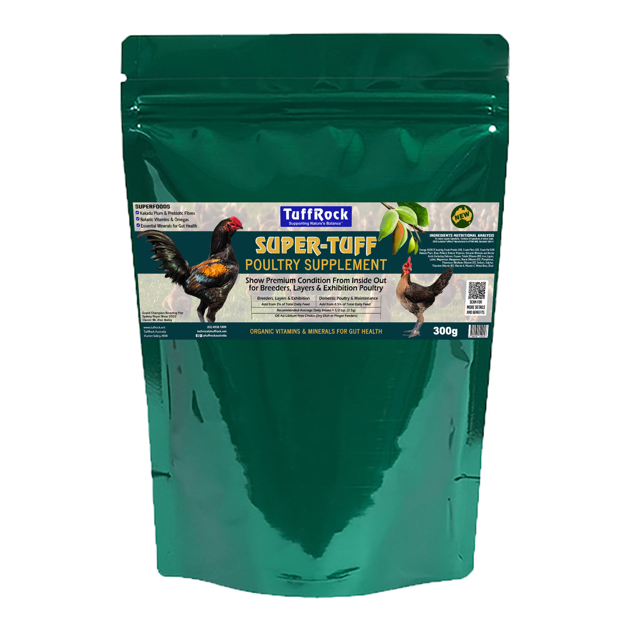 TuffRock Super-Tuff Poultry Organic Vitamin & Mineral Supplement
