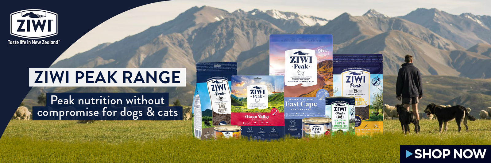 ZIWI Range of Dog & Cat Food & Treats