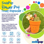 SodaPup Flower Pot Treat Dispenser