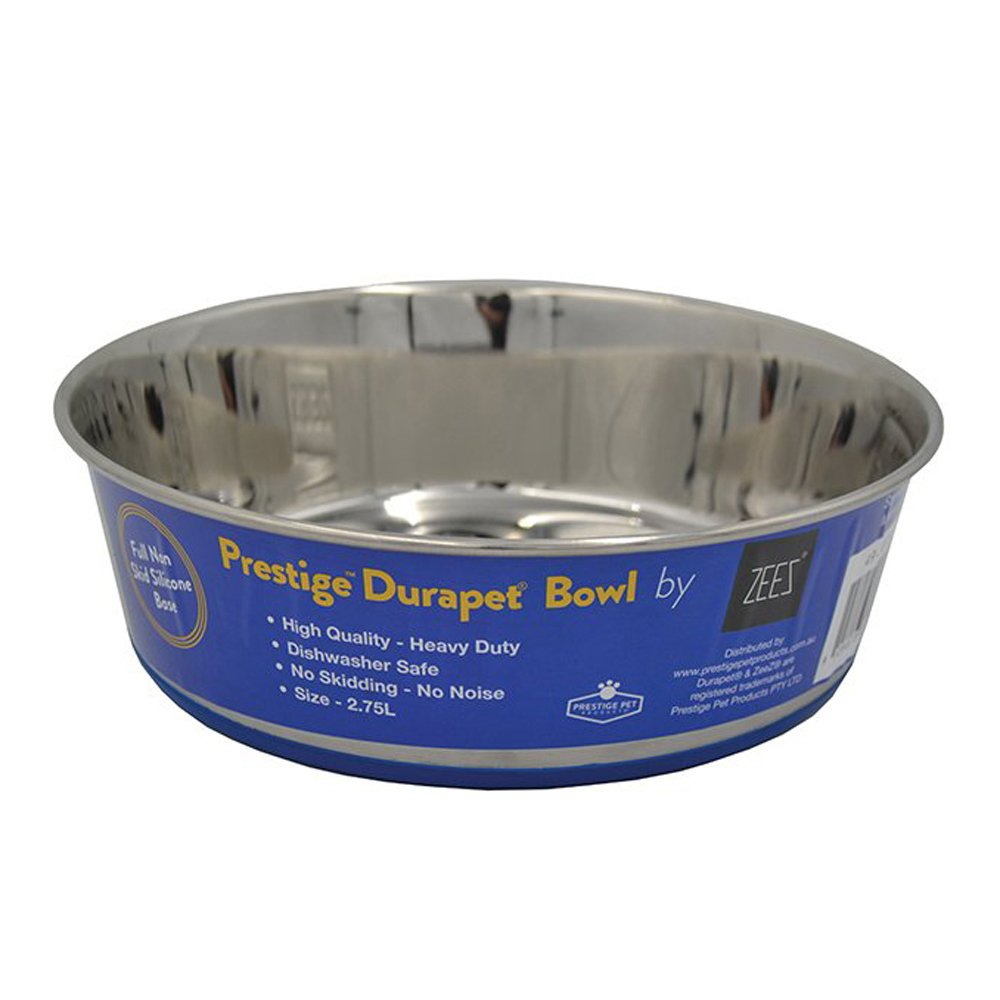 ZEEZ Durapet Premium Stainless Steel Pet Bowl