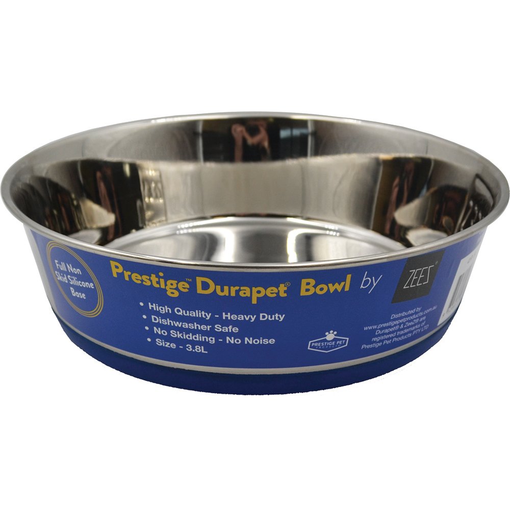 ZEEZ Durapet Premium Stainless Steel Pet Bowl